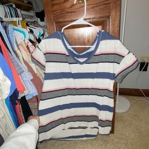 Mossimo Striped Oversized Shirt